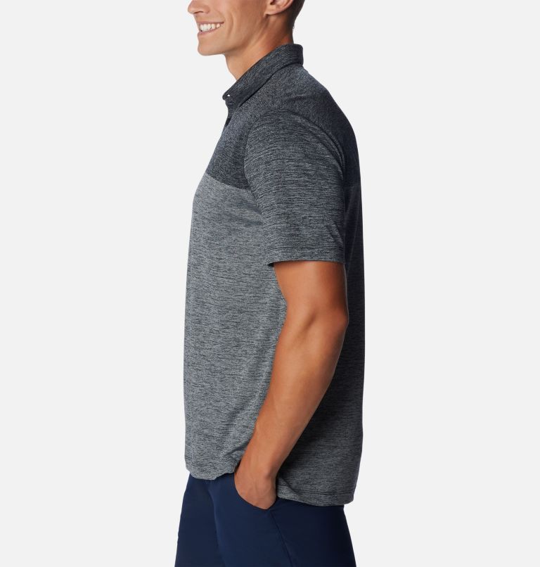 Men's Low Flyer Golf Polo, Color: Black, image 3