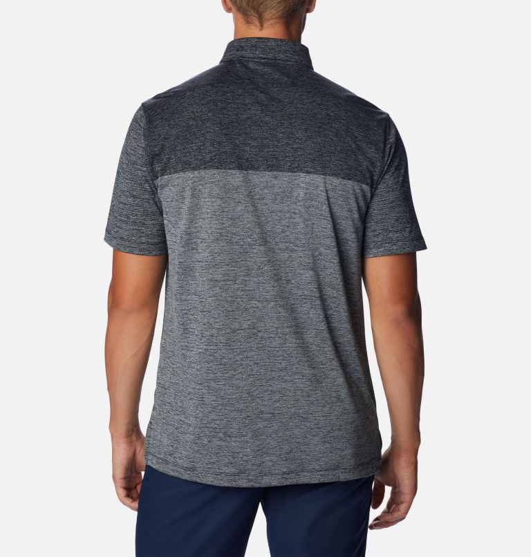 Men's Low Flyer Golf Polo, Color: Black, image 2