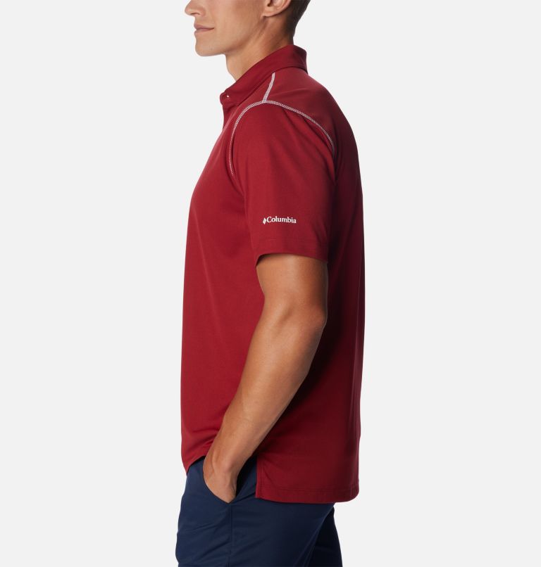 Men's Omni-Wick High Stakes Polo, Color: Beet, image 3