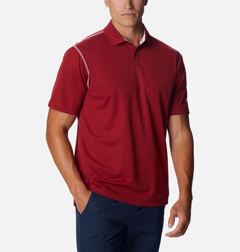 Men's Omni-Wick High Stakes Polo, Color: Beet, image 5
