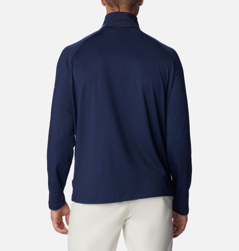 Men's Omni-Wick Picker Half Zip Pullover, Color: Navy, image 2
