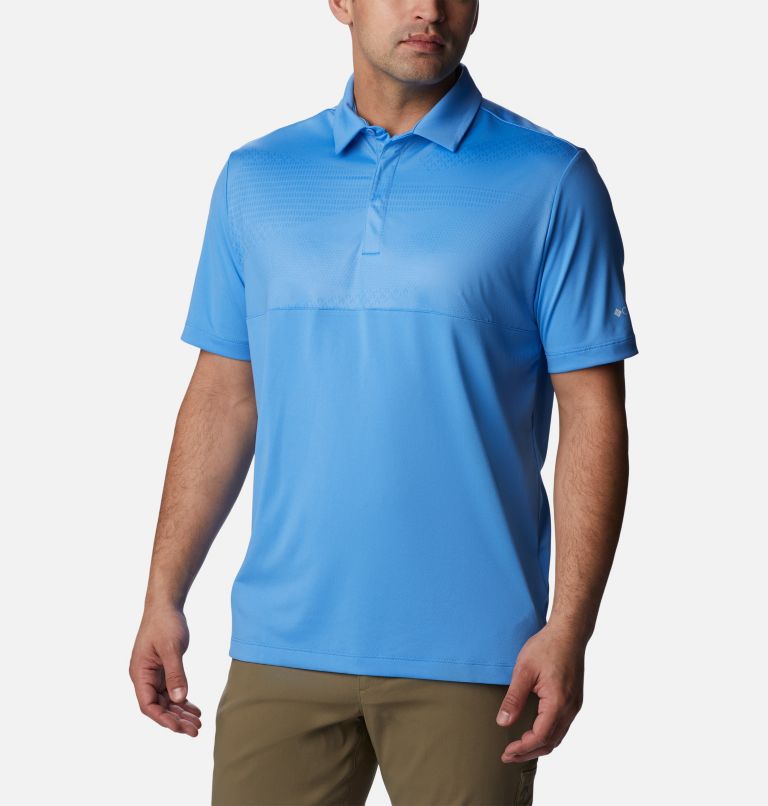 Men's Walk It In Golf Polo, Color: Harbor Blue, image 1