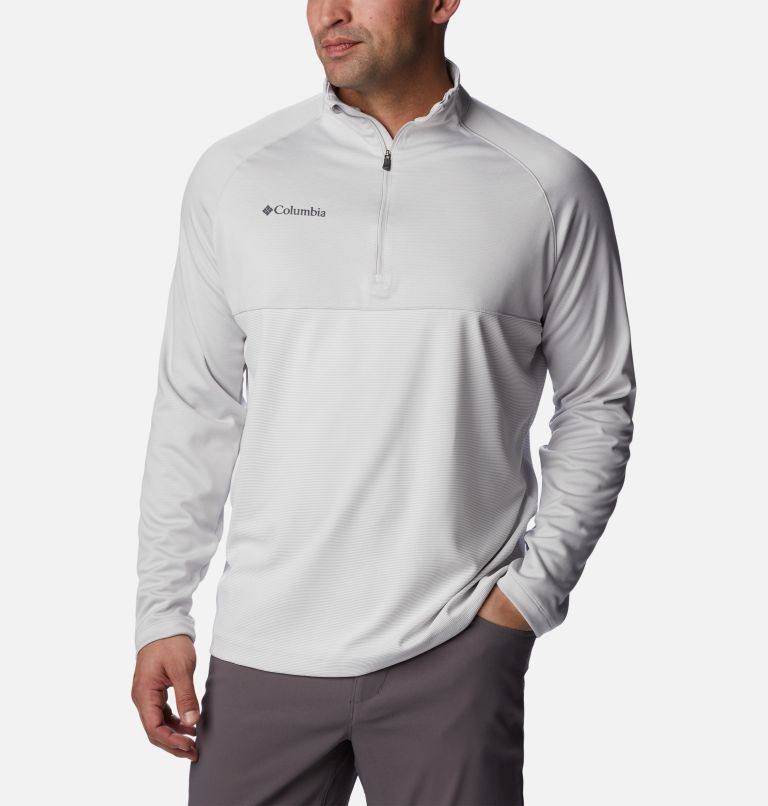 Thumbnail: Men's Rockin' It Golf Pullover, Color: Nimbus Grey, image 5