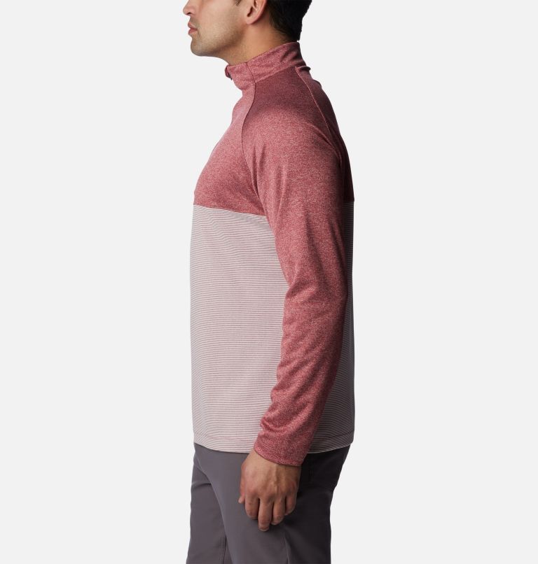 Men's Rockin' It Golf Pullover, Color: Beet, image 3