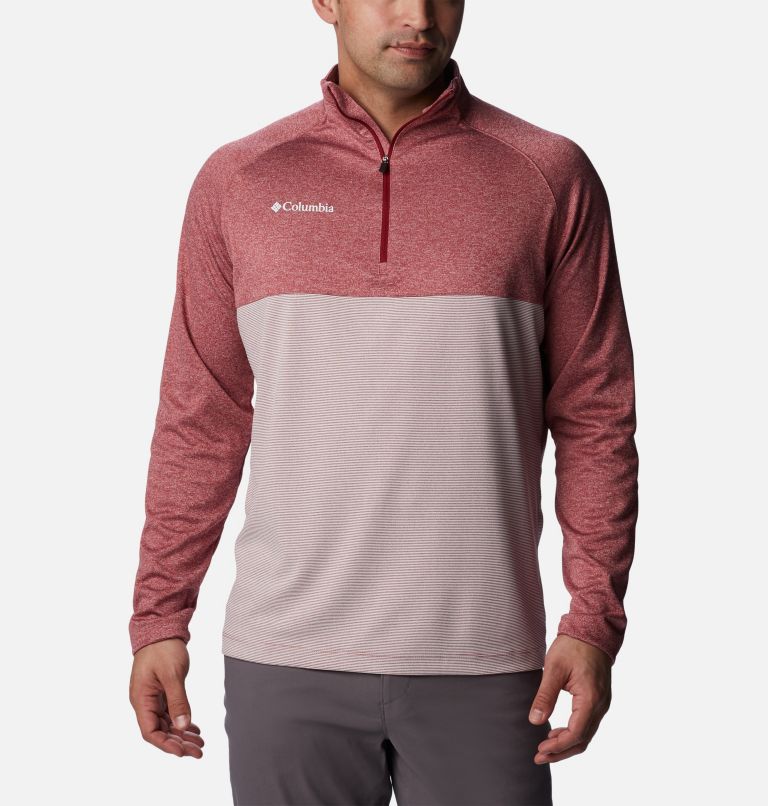 Men's Rockin' It Golf Pullover, Color: Beet, image 1