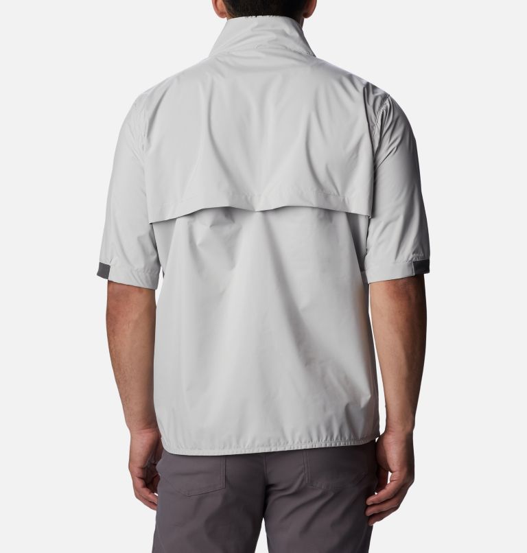 Men's Big Shot Golf Pullover Windbreaker, Color: Cool Grey, image 2