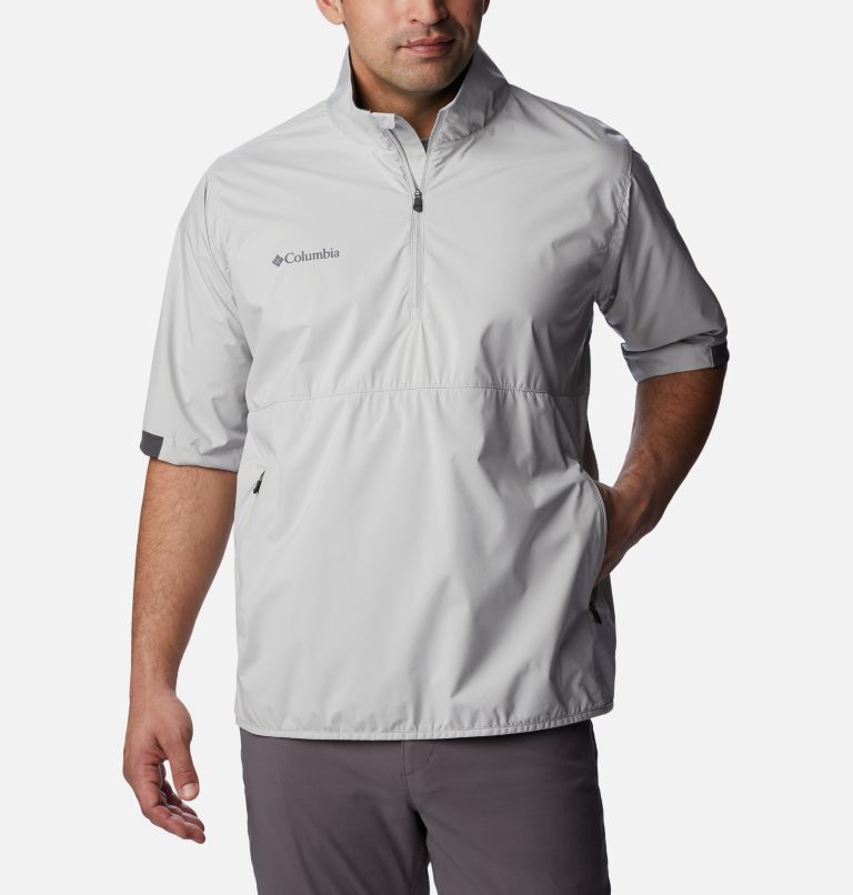 Men's Big Shot Golf Pullover Windbreaker, Color: Cool Grey, image 1