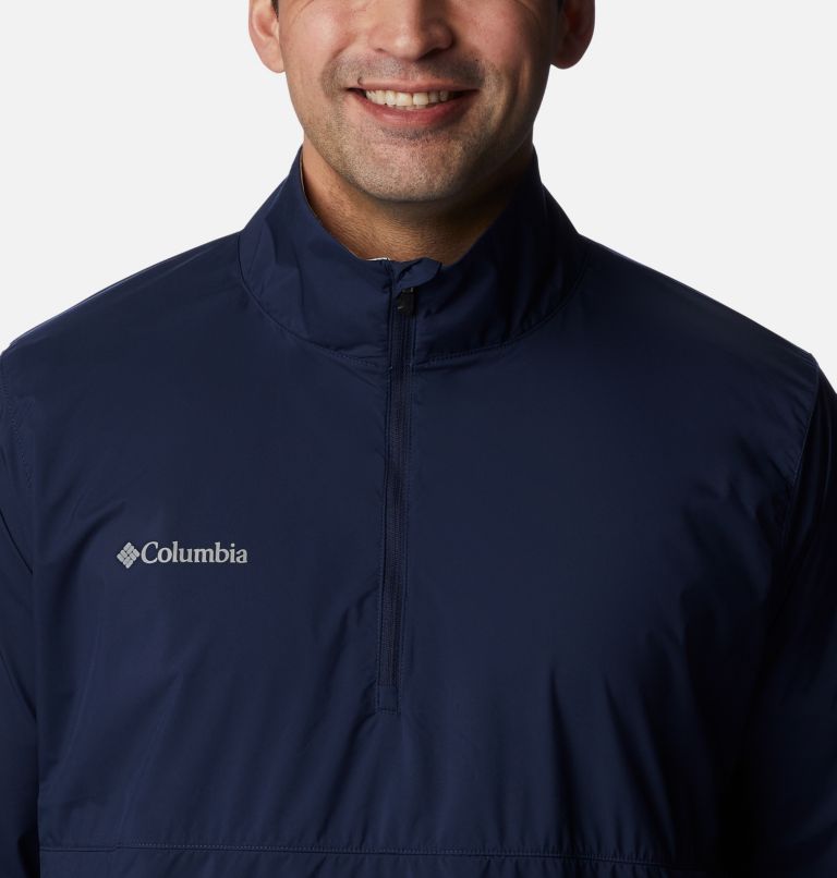 Men's Big Shot Golf Pullover Windbreaker, Color: Collegiate Navy, image 4