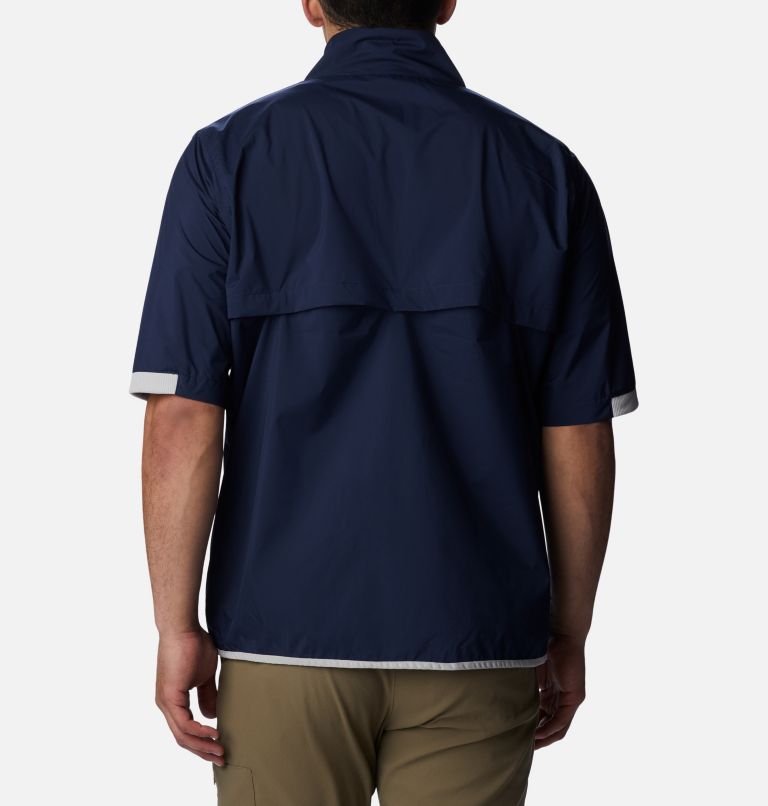 Men's Big Shot Golf Pullover Windbreaker, Color: Collegiate Navy, image 2