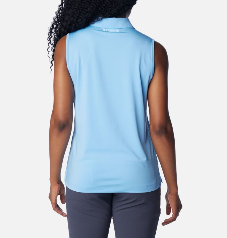Women's Tend the Ball Golf Tank, Color: Agate Blue, image 2