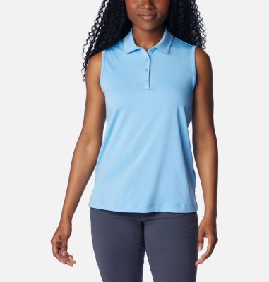 Women's Tend the Ball Golf Tank, Color: Agate Blue, image 5