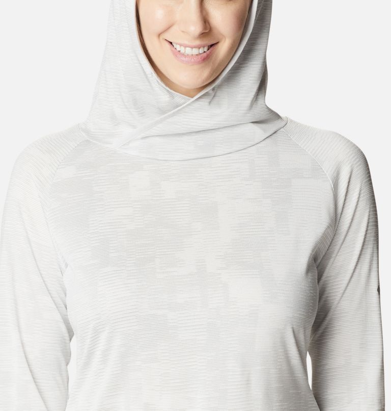 Women's Sunday Ball Golf Hoodie, Color: White, image 4