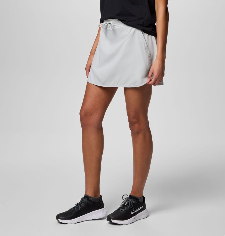 Women's Lakewood Pines Golf Skort, Color: Cool Grey, image 3
