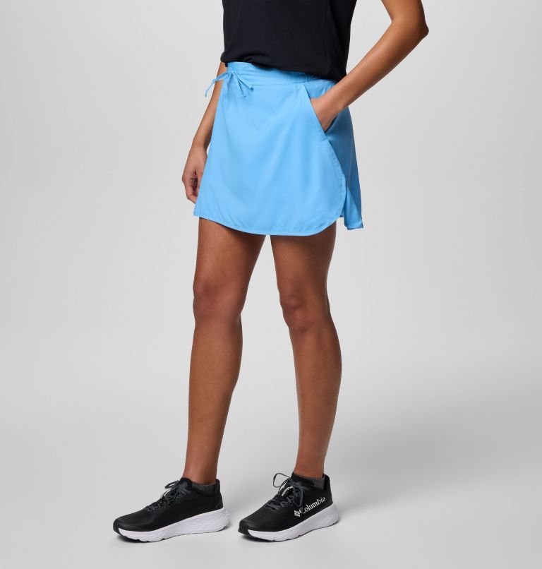 Women's Lakewood Pines Golf Skort, Color: Agate Blue, image 3