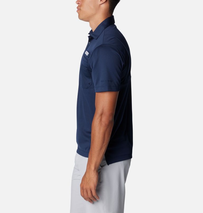 Men's Flycaster Golf Polo, Color: Collegiate Navy, image 3