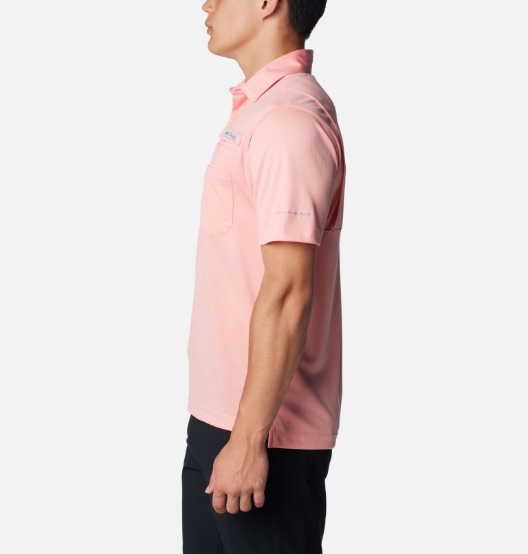 Men's Flycaster Golf Polo, Color: Sorbet, image 3