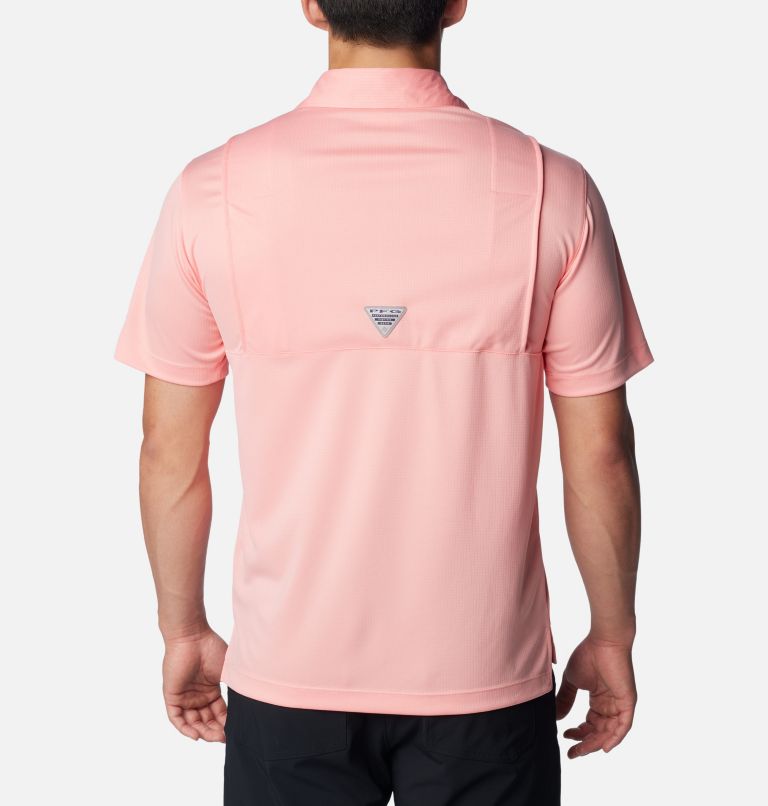 Men's Flycaster Golf Polo, Color: Sorbet, image 2