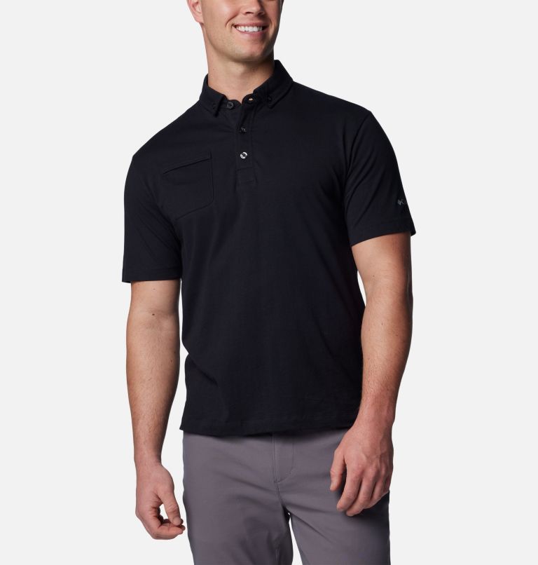 Men's Walton Point Golf Polo, Color: Black, image 5