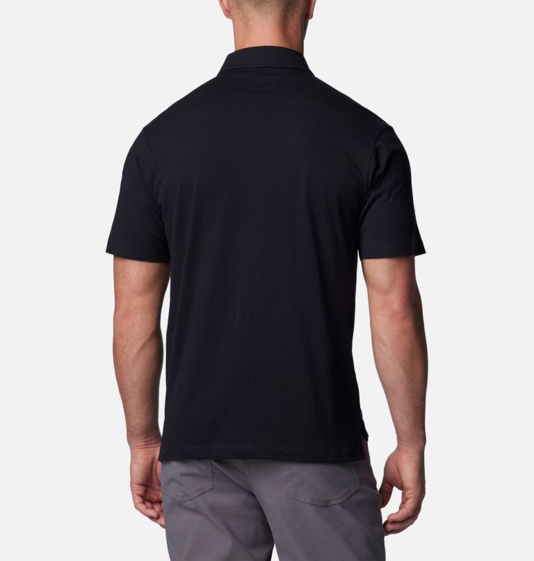 Men's Walton Point Golf Polo, Color: Black, image 2