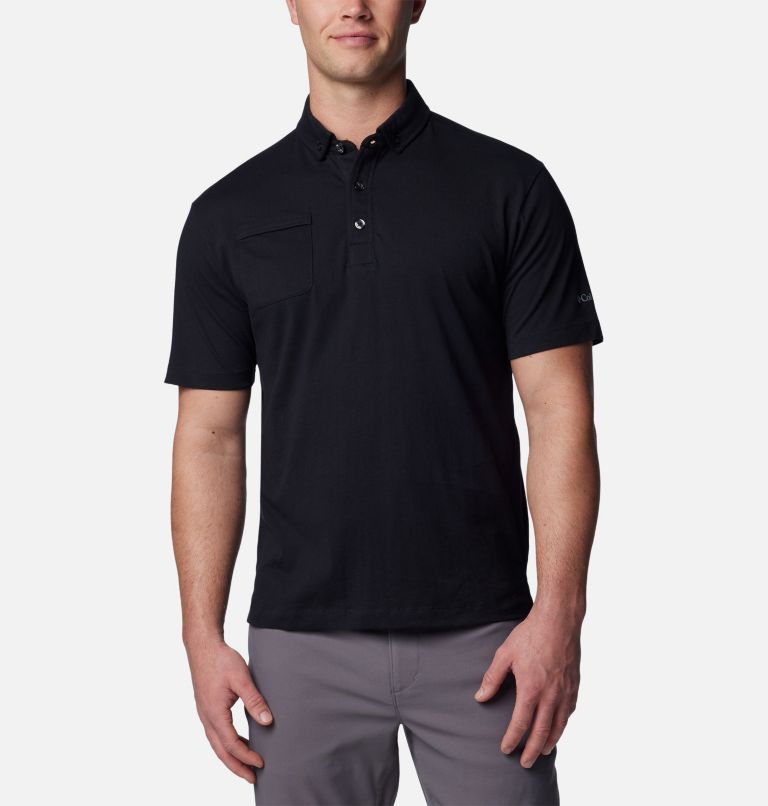 Men's Walton Point Golf Polo, Color: Black, image 1
