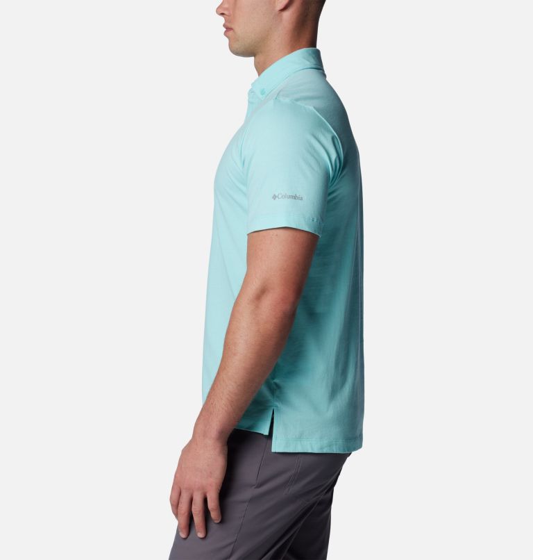 Men's Walton Point Golf Polo, Color: Gulf Stream, image 3
