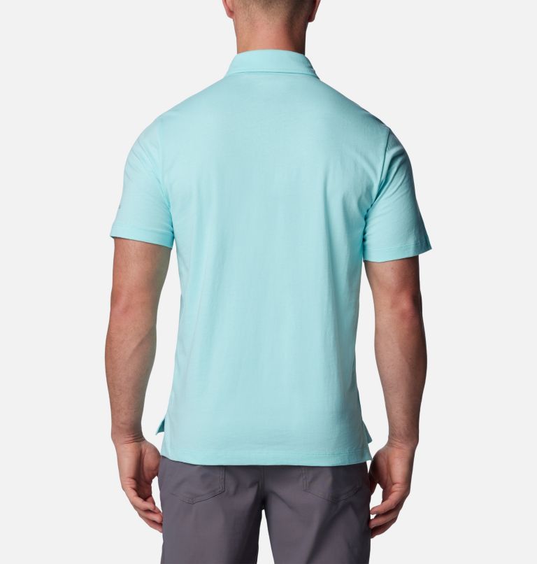Men's Walton Point Golf Polo, Color: Gulf Stream, image 2