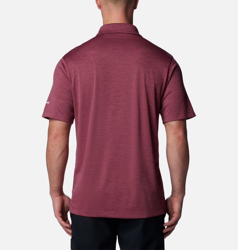 Men's Set II Golf Polo, Color: Deep Maroon, image 2