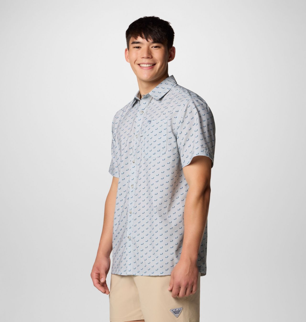 Men's PFG Super Slack Tide™ Short Sleeve Shirt - Philadelphia Eagles 3