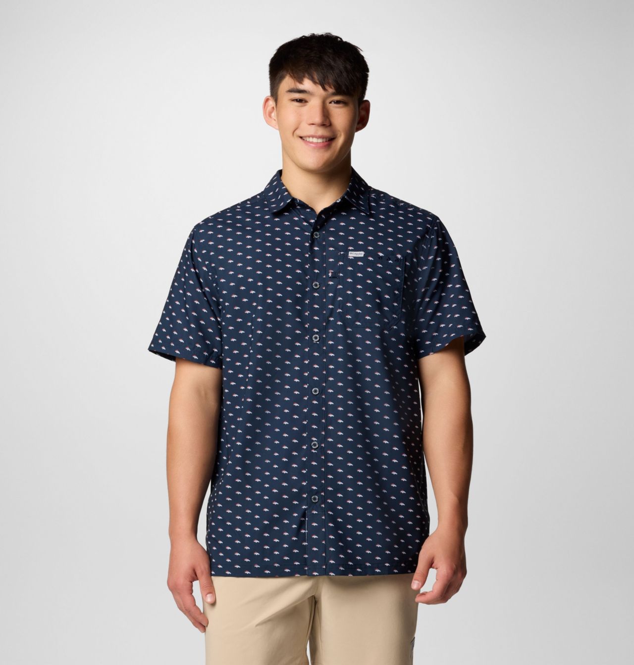 Men's PFG Super Slack Tide™ Short Sleeve Shirt - Denver Broncos 1