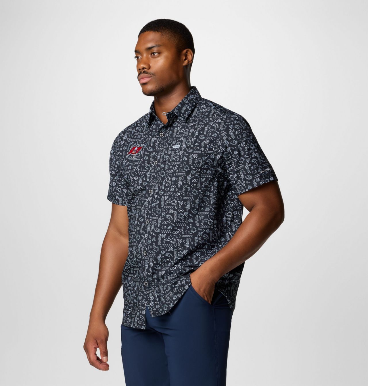 Men's PFG Super Slack Tide™ Short Sleeve Shirt - Tampa Bay Buccaneers 4