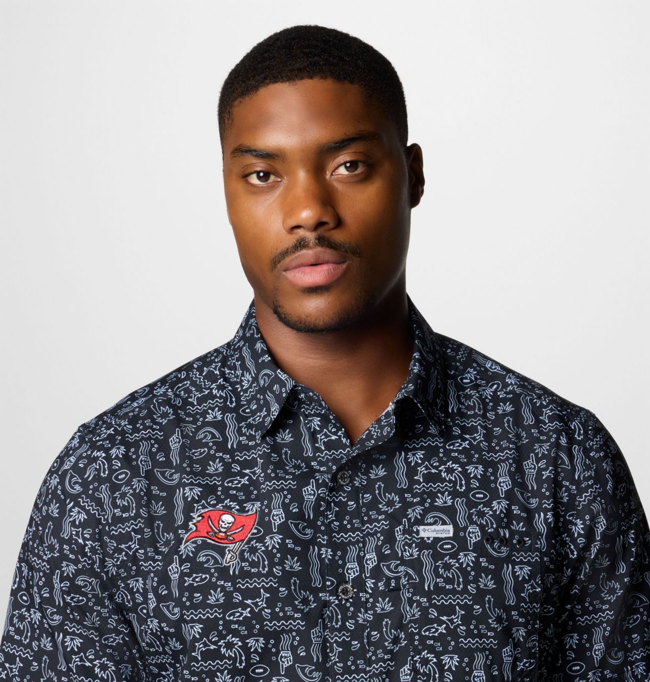 Men's PFG Super Slack Tide™ Short Sleeve Shirt - Tampa Bay Buccaneers 5