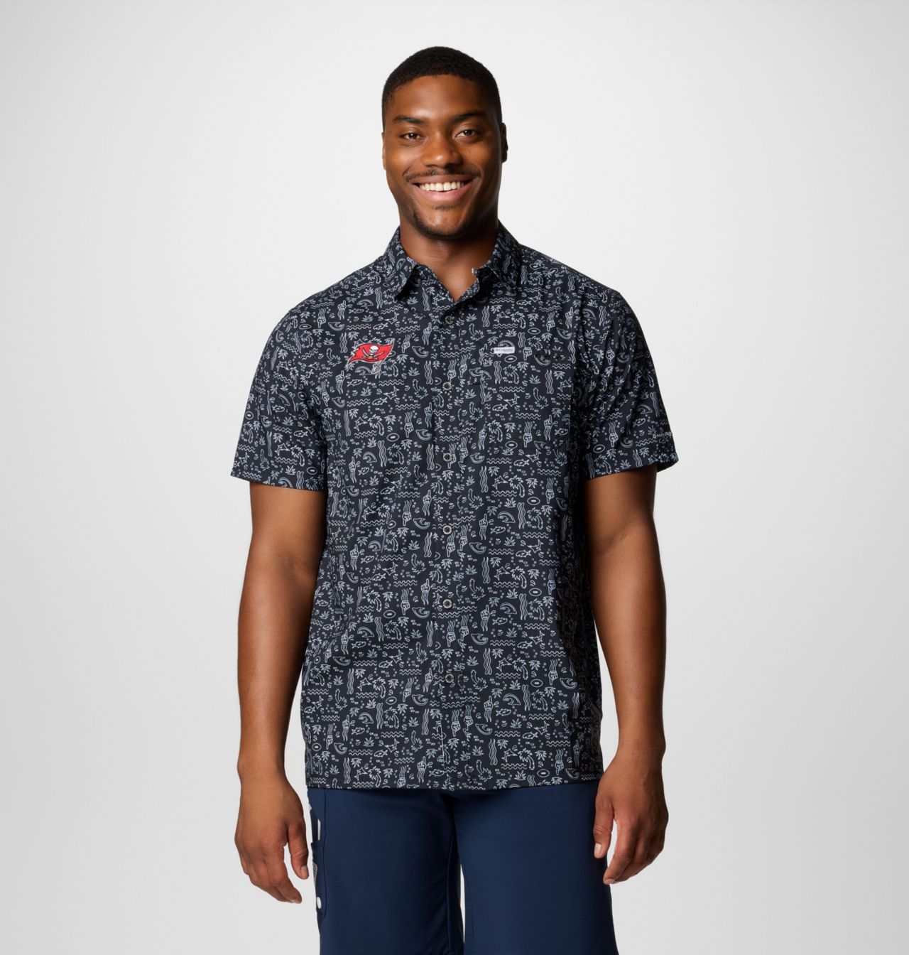 Men's PFG Super Slack Tide™ Short Sleeve Shirt - Tampa Bay Buccaneers 1