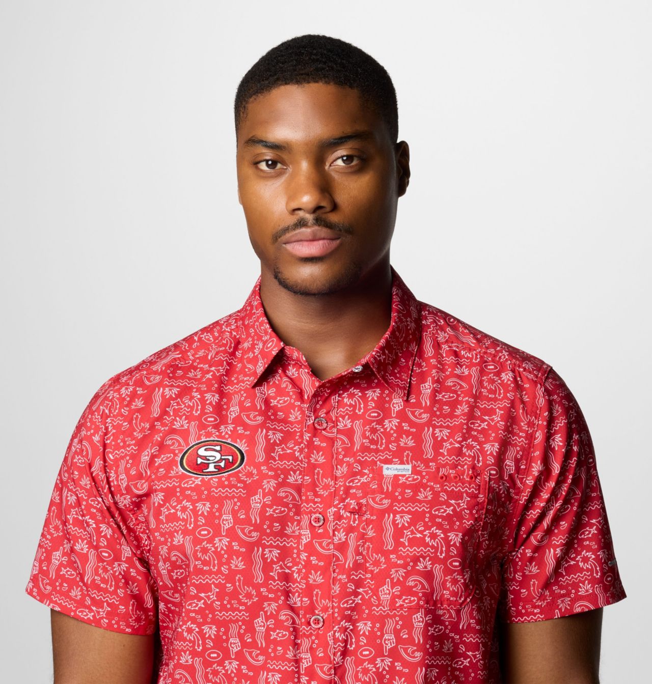 Men's PFG Super Slack Tide™ Short Sleeve Shirt - San Francisco 49ers 5