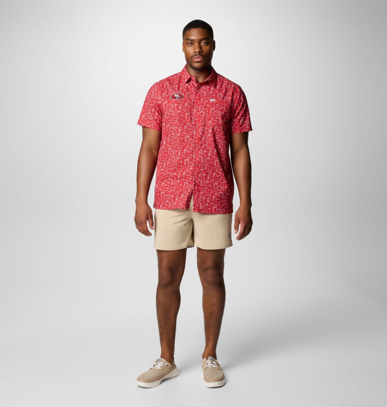 Men's PFG Super Slack Tide™ Short Sleeve Shirt - San Francisco 49ers 2