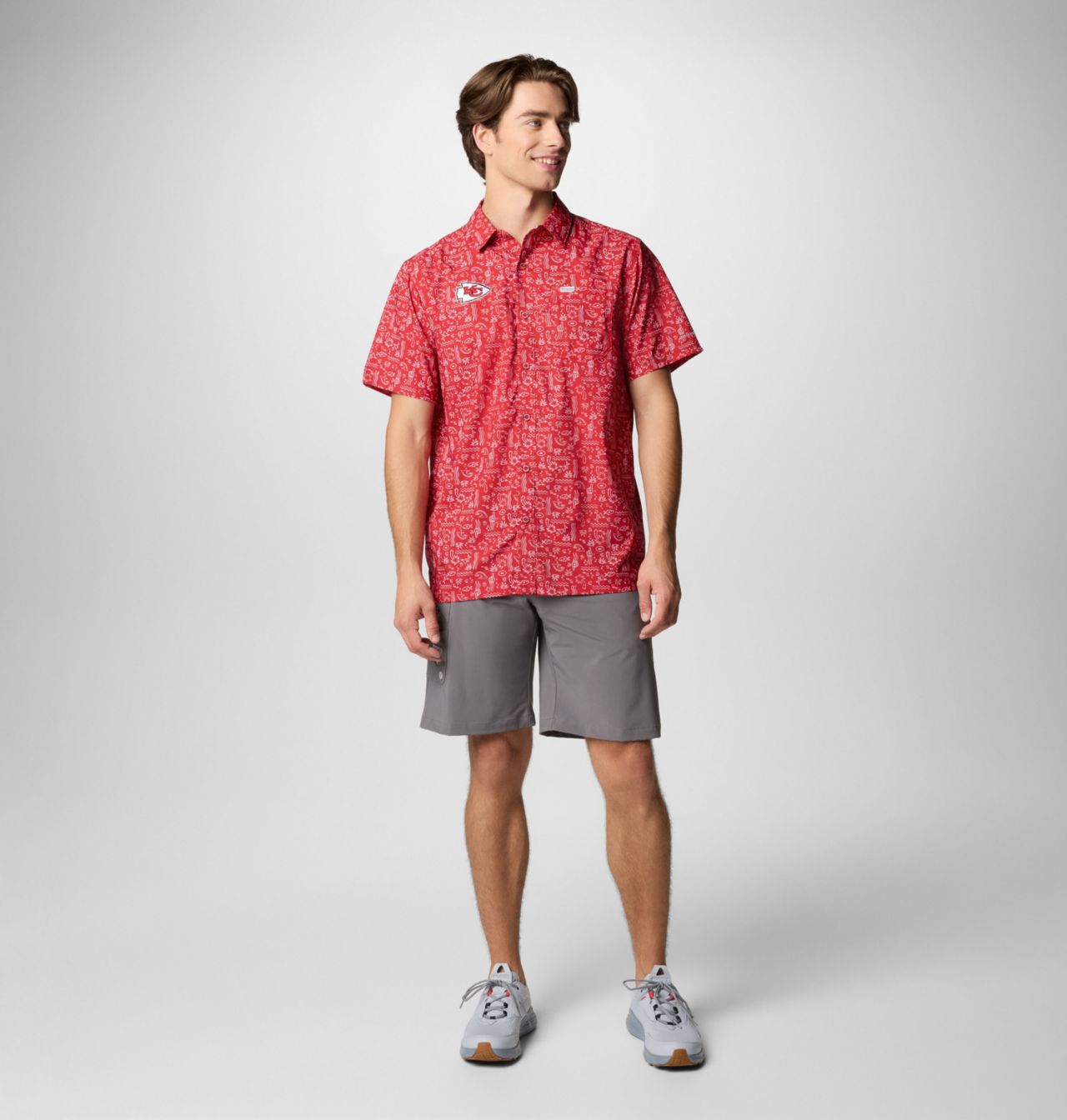 Men's PFG Super Slack Tide™ Short Sleeve Shirt - Kansas City Chiefs 2