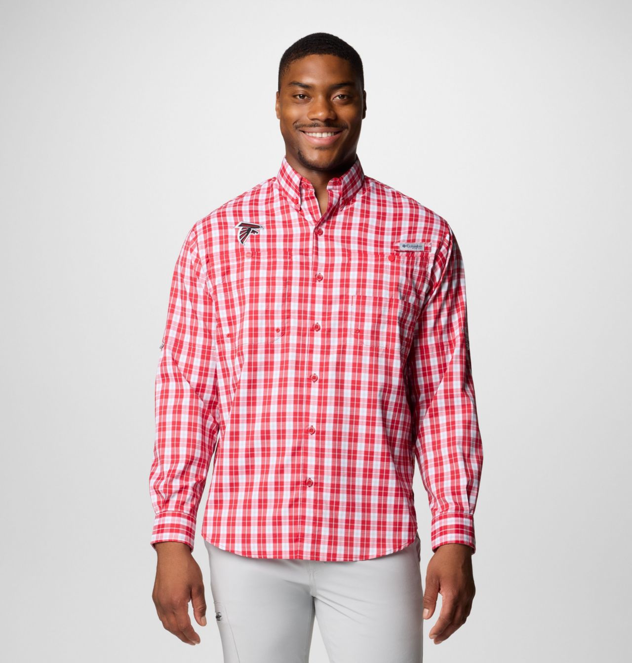 Men's PFG Super Tamiami™ Long Sleeve Shirt - Atlanta Falcons 1