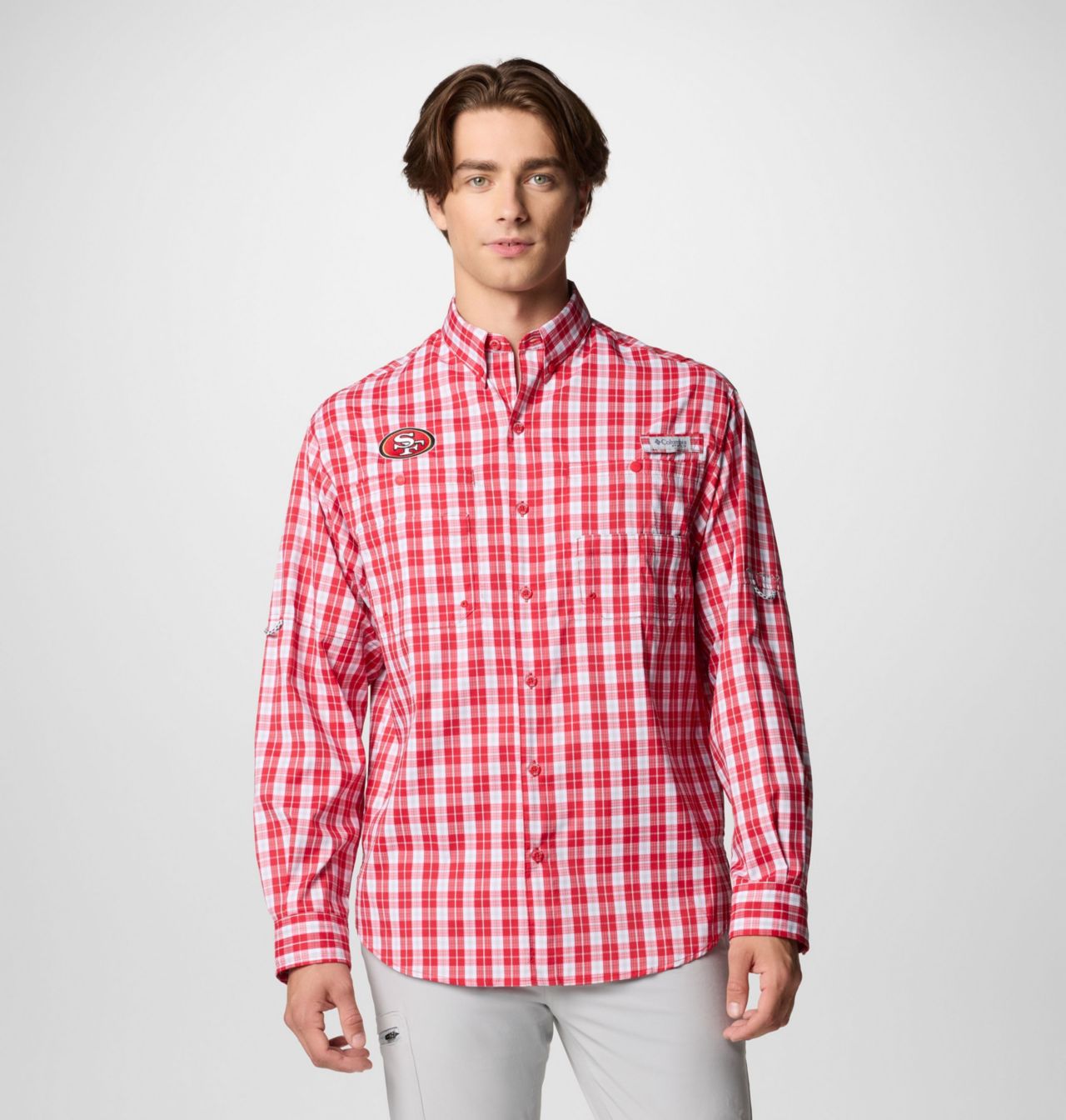 Men's PFG Super Tamiami™ Long Sleeve Shirt - San Francisco 49ers 1