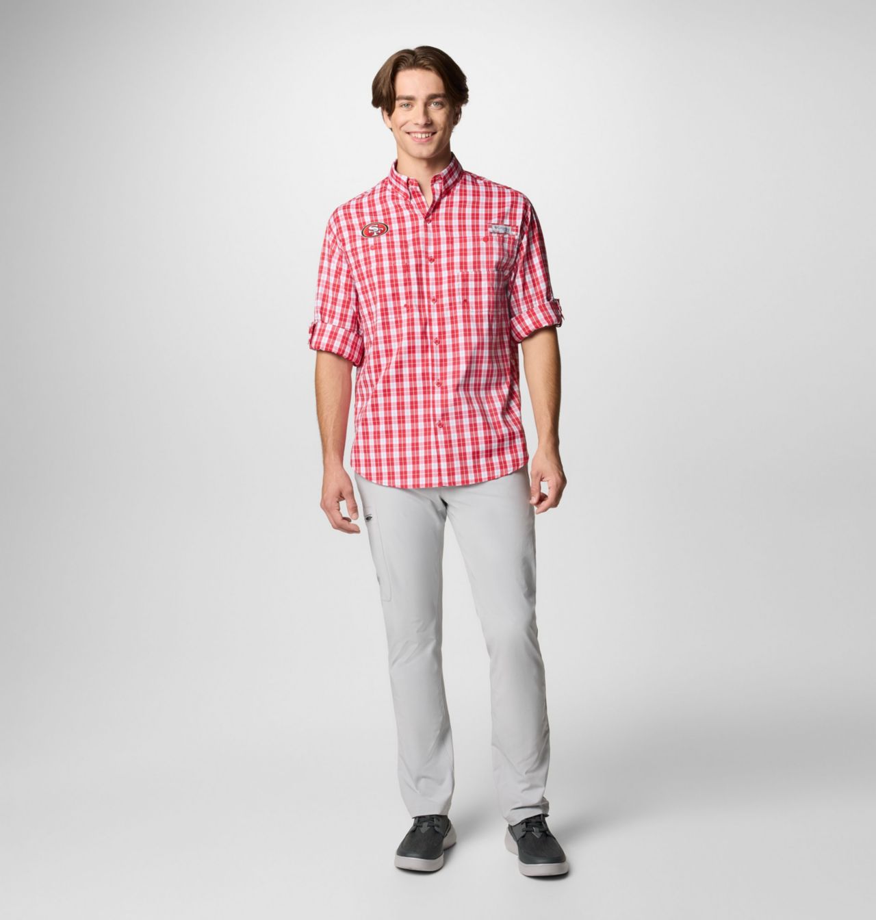 Men's PFG Super Tamiami™ Long Sleeve Shirt - San Francisco 49ers 2