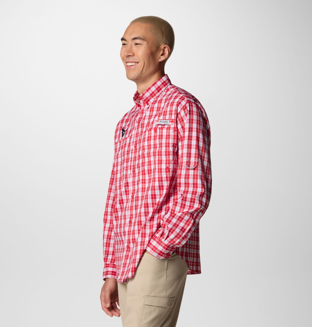 Men's PFG Super Tamiami™ Long Sleeve Shirt - Houston Texans 3