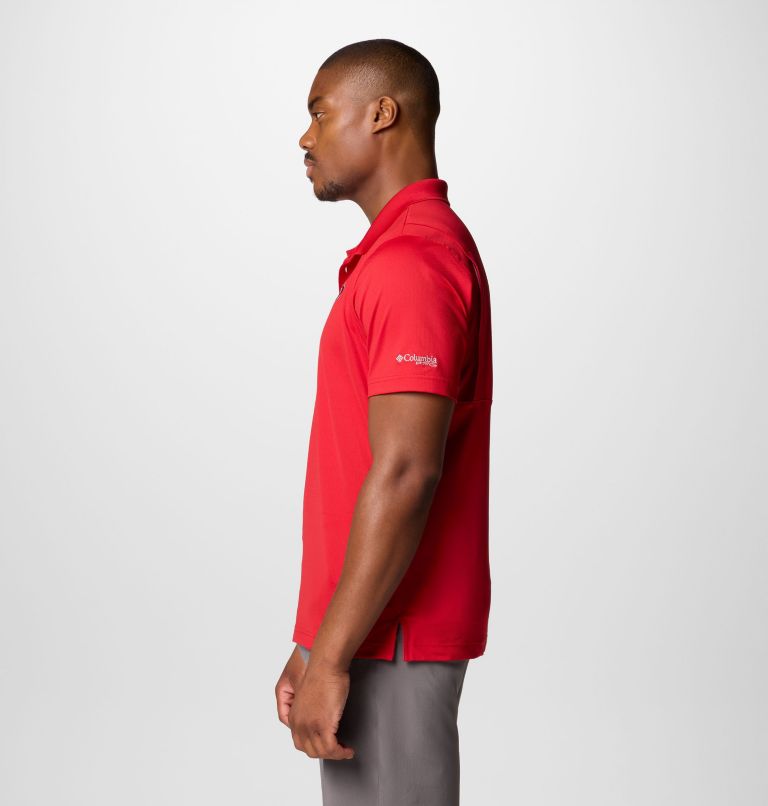 Men's PFG Low Drag Offshore Polo - San Francisco 49ers, Color: FSN - Intense Red, image 4