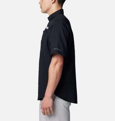 Men's PFG Tamiami Short Sleeve Shirt - Atlanta Falcons, Color: FAF - Black, image 7