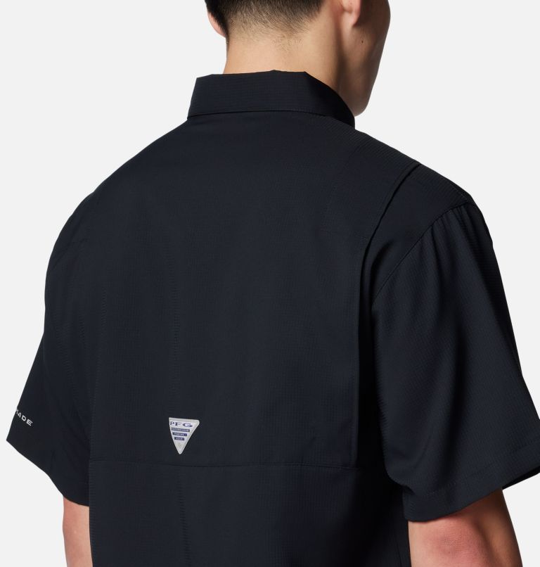 Men's PFG Tamiami Short Sleeve Shirt | 010 | L, Color: FAF - Black, image 5