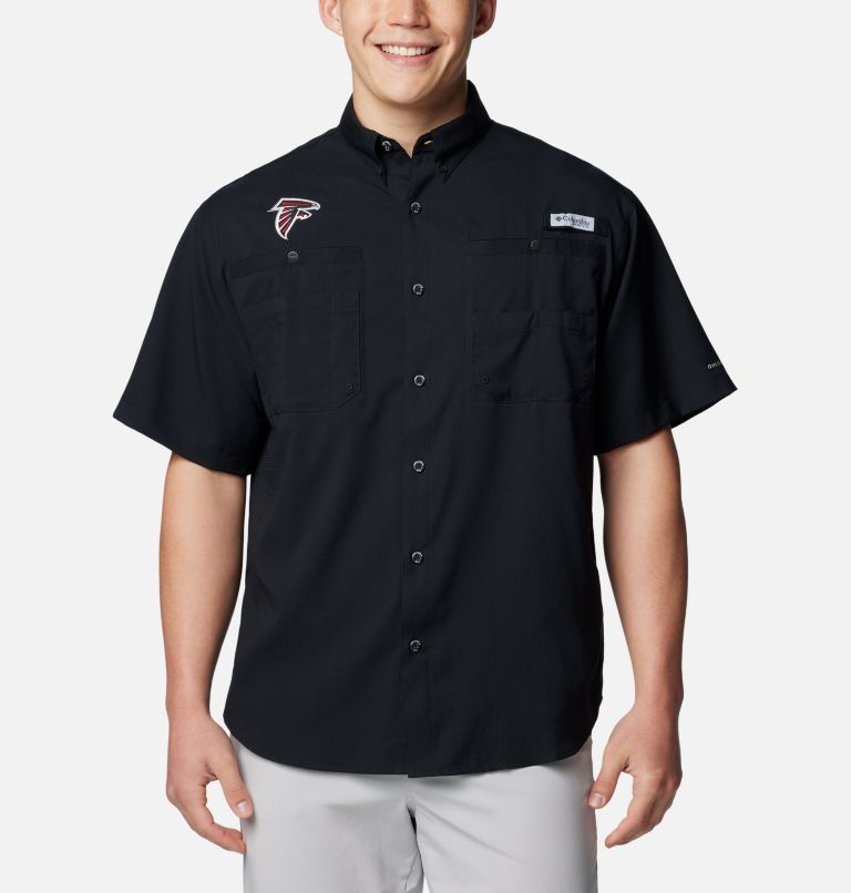 Men's PFG Tamiami Short Sleeve Shirt | 010 | L, Color: FAF - Black, image 1