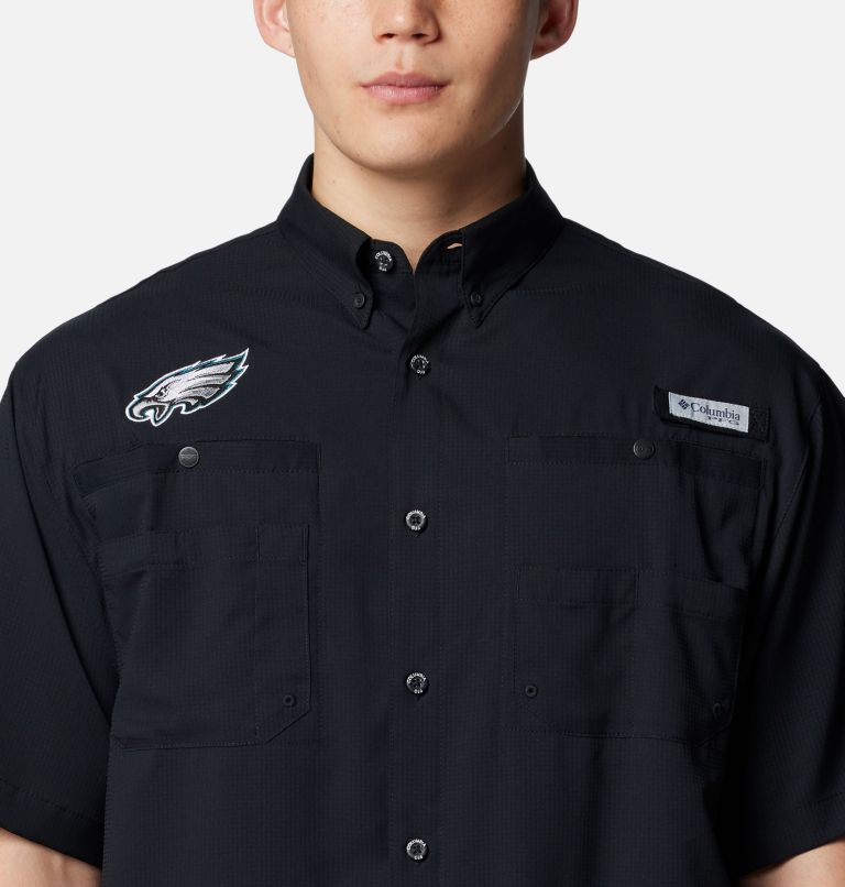 Men's PFG Tamiami Short Sleeve Shirt | 012 | S, Color: FPE - Black, image 4