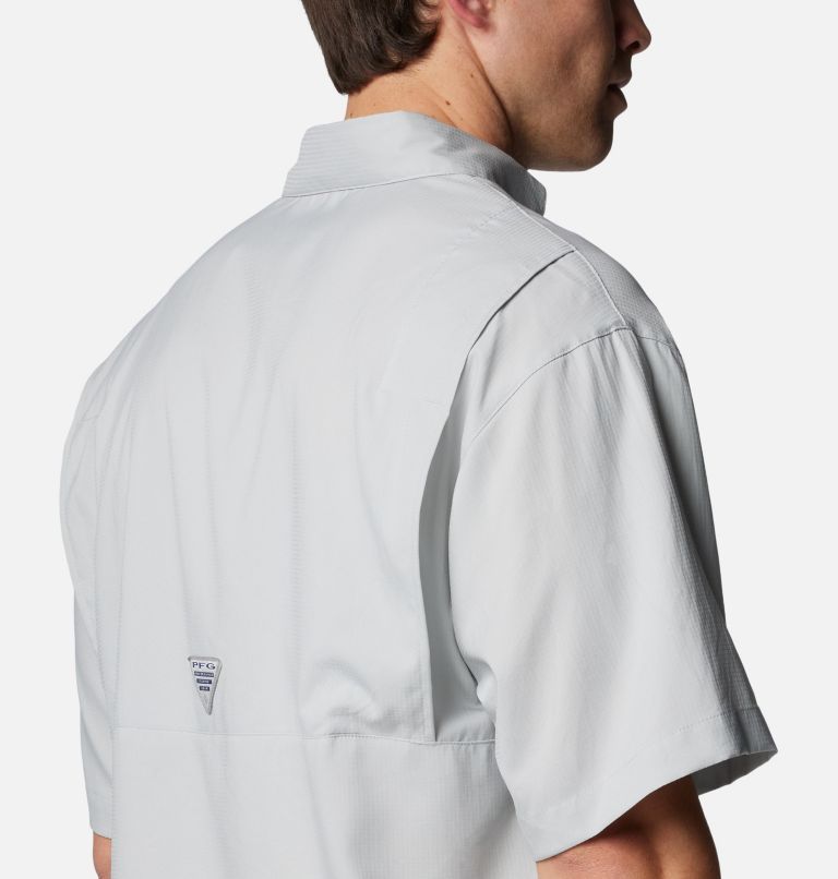 Men's PFG Tamiami Short Sleeve Shirt - Philadelphia Eagles, Color: FPE - Cool Grey, image 5