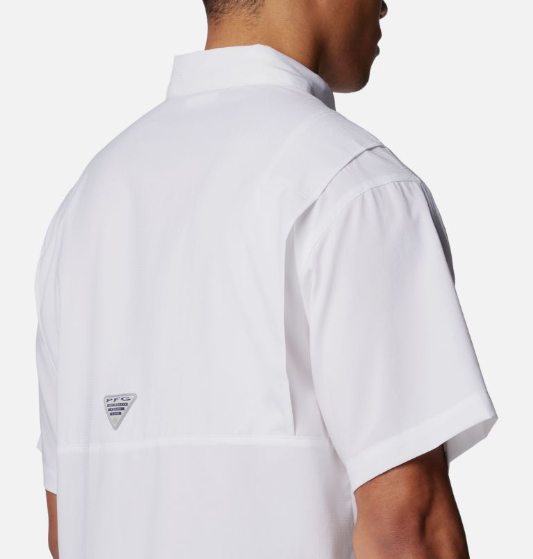 Men's PFG Tamiami Short Sleeve Shirt - Los Angeles Rams, Color: FLR - White, image 5