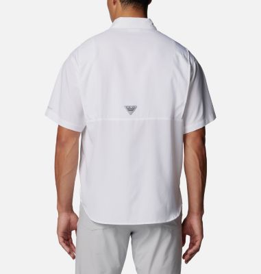 Men's PFG Tamiami Short Sleeve Shirt - Los Angeles Rams, Color: FLR - White, image 6