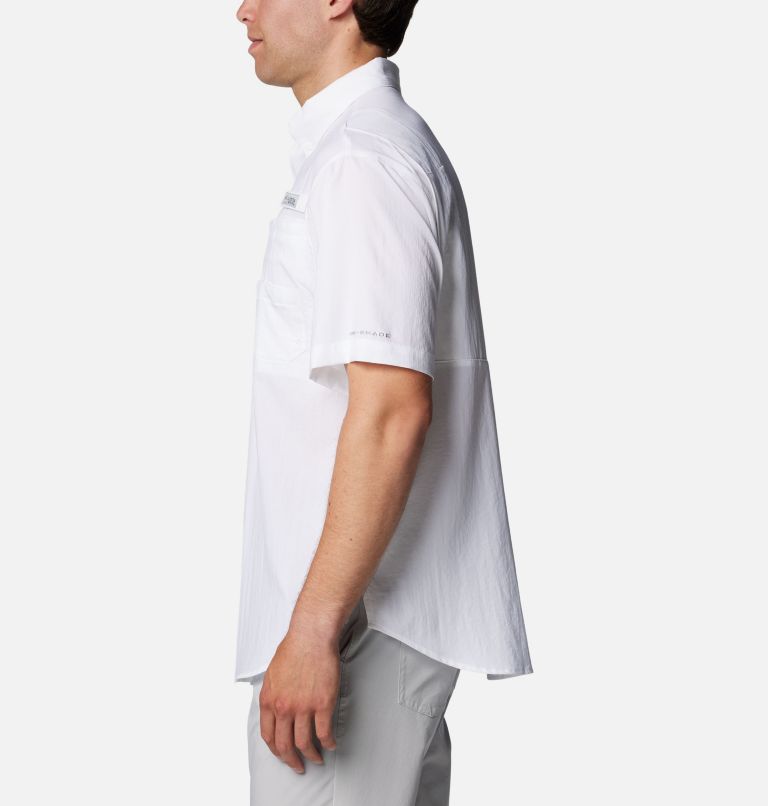 Men's PFG Tamiami Short Sleeve Shirt | 105 | XXL, Color: FTT - White, image 3