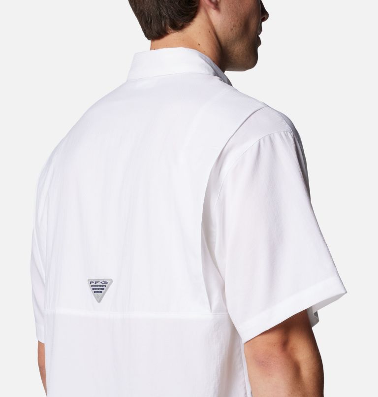 Men's PFG Tamiami Short Sleeve Shirt | 105 | XXL, Color: FTT - White, image 5