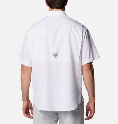 Men's PFG Tamiami Short Sleeve Shirt - Tennessee Titans, Color: FTT - White, image 6